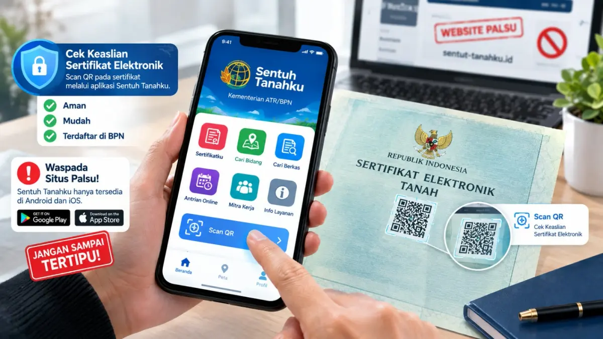 Waspada Penipuan Online: Cek Keaslian Sertifikat dengan Aplikasi Sentuh Tanahku